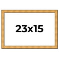 thumbnail image 1 of 23x15 Frame Gold Rustic Solid Wood Picture Frame | 1.25 Inch Wide Moulding | Rustique Gold, 1 of 8
