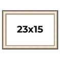 thumbnail image 1 of 23x15 Frame Gold Silver Plein Aire 2" Inch Wide Moulding Solid Wood Picture Frame | Modena, 1 of 8
