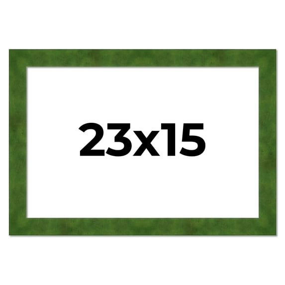 23x15 Frame Green Burl Solid Wood Picture Frame | 1.75 Inches Moulding Width | Interior Frame Depth
