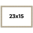 thumbnail image 1 of 23x15 Frame Grey Solid Wood Picture Frame Width 1 Inches | Interior Frame Depth 0.5 Inches |, 1 of 8
