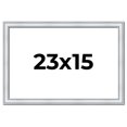 thumbnail image 1 of 23x15 Frame Sterling Silver Solid Wood Picture Frame | 1.25 Inch Moulding Width | 0.75 Inch, 1 of 8