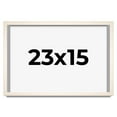 thumbnail image 1 of 23x15 Frame White Wheat Solid Wood Picture Frame | Moulding Width 0.75 Inches | Interior Depth 0.5, 1 of 8