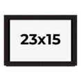 thumbnail image 1 of 23x15 Shadow Box Black Solid Wood Display Picture Frame | 1 Inch Rabbet Depth | | 1.375 Inch, 1 of 4