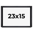 thumbnail image 1 of 23x15 Shadow Box Frame Black | 1 Inches Deep Real Wood Farmhouse Shadowbox Display Frame | UV, 1 of 6