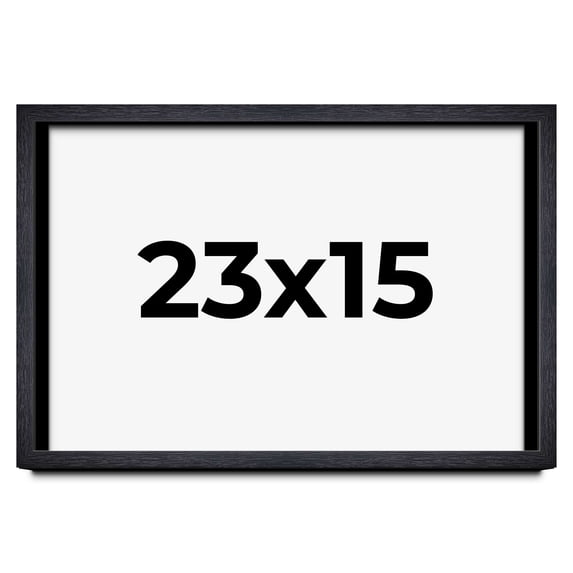 23x15 Shadow Box Frame Black | 1 Inches Deep Real Wood Farmhouse Shadowbox Display Frame | UV