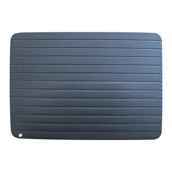 23x16.5x0.3cm / 9.1x6.5x0.1in Quick Defrosting Tray - Non-Stick Coated, Rugged & Highly Efficient for Rapid Thawing in Kitchen or Home - Size