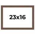 thumbnail image 1 of 23x16 Frame Brown Farmhouse Solid Wood Picture Frame Width 1.5 Inches | Interior Frame Depth 0.5, 1 of 8