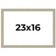 thumbnail image 1 of 23x16 Frame Grey Solid Wood Picture Frame Width 1 Inches | Interior Frame Depth 0.5 Inches |, 1 of 8