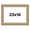 thumbnail image 1 of 23x16 Frame Ornate Silver Beaded Solid Wood Picture Frame Width 2.5 Inches | Interior Depth 1, 1 of 8