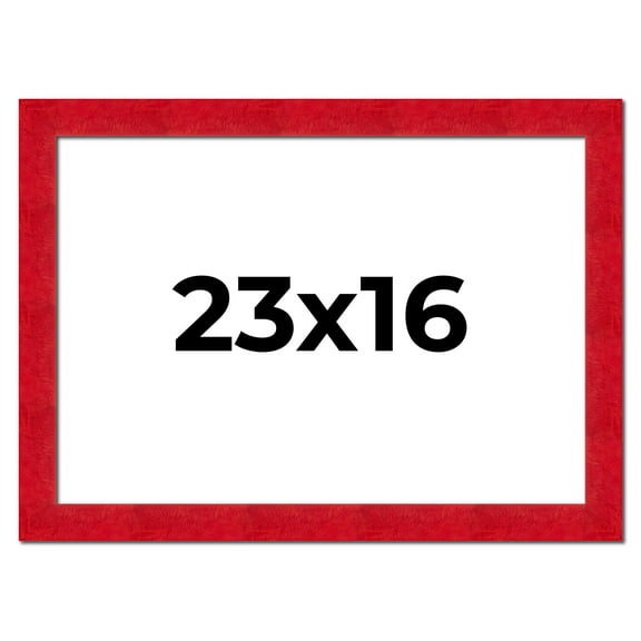 23x16 Frame Red Burl Solid Wood Picture Frame Width 1.75 Inches | Interior Frame Depth 0.5 Inches |