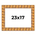 thumbnail image 1 of 23x17 Frame Beige Real Wood Picture Frame Width 3 inches | Interior Frame Depth 0.5 inches |, 1 of 8