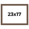 thumbnail image 1 of 23x17 Frame Brown Farmhouse Solid Wood Picture Frame Width 1.5 Inches | Interior Frame Depth 0.5, 1 of 8