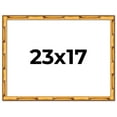 thumbnail image 1 of 23x17 Frame Gold Bamboo Solid Wood Picture Frame | 1 Inch Moulding Width | Interior Frame Depth, 1 of 8