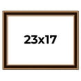 thumbnail image 1 of 23x17 Frame Gold Brown Plein Air Vintage Solid Wood Picture Frame | 1.75 Inches Moulding Width |, 1 of 8
