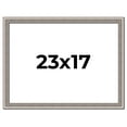 thumbnail image 1 of 23x17 Frame Grey Real Wood Picture Frame Width 1.25 inches | Interior Frame Depth 0.5 inches | Hans, 1 of 8