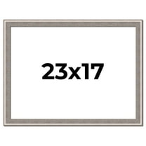 23x17 Frame Grey Real Wood Picture Frame Width 1.25 inches | Interior Frame Depth 0.5 inches | Hans