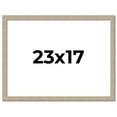 thumbnail image 1 of 23x17 Frame Grey Solid Wood Picture Frame Width 1 Inches | Interior Frame Depth 0.5 Inches |, 1 of 8