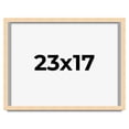 thumbnail image 1 of 23x17 Frame Natural Wood Picture Frame | 0.75 Inch Moulding Width | with UV Acrylic Plexiglass,, 1 of 8
