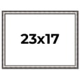 thumbnail image 1 of 23x17 Frame Silver Real Wood Picture Frame Width 1.125 Inches | Interior Frame Depth 0.5 Inches |, 1 of 8