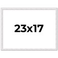 thumbnail image 1 of 23x17 Frame White Real Wood Picture Frame Width 0.75 inches | Interior Frame Depth 0.5 inches |, 1 of 8