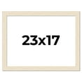 thumbnail image 1 of 23x17 Frame White Real Wood Picture Frame Width 1.5 inches | Interior Frame Depth 0.5 inches | Barn, 1 of 8