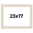 thumbnail image 1 of 23x17 Frame White Real Wood Picture Frame Width 1.75 inches | Interior Frame Depth 0.5 inches |, 1 of 8
