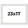 thumbnail image 1 of 23x17 Frame White Sonoma Rustic Wood Picture Frame | 1.5 Inch Moulding Width | Complete with UV, 1 of 7