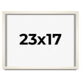 thumbnail image 1 of 23x17 Frame White Wheat Solid Wood Picture Frame | Moulding Width 0.75 Inches | Interior Depth 0.5, 1 of 8