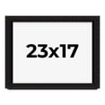 thumbnail image 1 of 23x17 Shadow Box Black Solid Wood Display Picture Frame | 1 Inch Rabbet Depth | | 1.375 Inch, 1 of 4