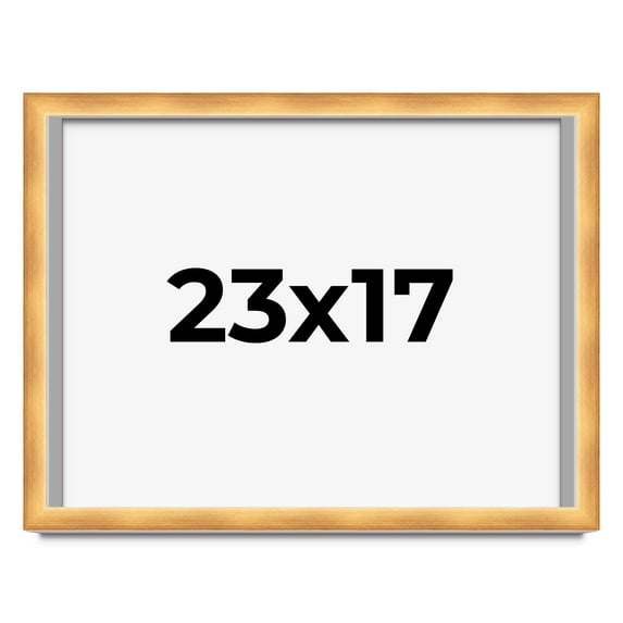 23x17 Shadow Box Bronze Cross-Brushed Display Frame | 1.625 Inches Deep Solid Wood | UV Resistant
