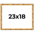 thumbnail image 1 of 23x18 Frame Gold Bamboo Solid Wood Picture Frame | 1 Inch Moulding Width | Interior Frame Depth, 1 of 8