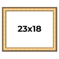 thumbnail image 1 of 23x18 Frame Gold Plein Aire Solid Wood Picture Frame Width 2 Inches | Interior Frame Depth 0.5, 1 of 8