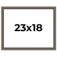 thumbnail image 1 of 23x18 Frame Silver Real Wood Picture Frame Width 1.25 Inches | Interior Frame Depth 0.5 Inches |, 1 of 8