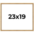 thumbnail image 1 of 23x19 Frame Beaded Gold Solid Wood Picture Frame | 0.75 Inches Moulding Width | Liscio Oro, 1 of 8