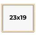 thumbnail image 1 of 23x19 Frame Beige Real Wood Picture Frame Width 0.75 inches | Interior Frame Depth 0.5 inches |, 1 of 8