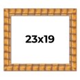 thumbnail image 1 of 23x19 Frame Beige Real Wood Picture Frame Width 3 inches | Interior Frame Depth 0.5 inches |, 1 of 8