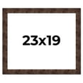 thumbnail image 1 of 23x19 Frame Brown Burl Real Wood Picture Frame Width 1.625 Inches | Interior Frame Depth 0.5 Inches, 1 of 8