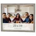 thumbnail image 1 of 23x19 Frame Grey Solid Wood Picture Frame Width 1 Inches | Interior Frame Depth 0.5 Inches |, 1 of 8