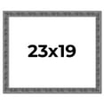 thumbnail image 1 of 23x19 Frame Silver Black Rustic Sonoma Solid Wood Picture Frame | 1.5 Inch Moulding Width |, 1 of 8
