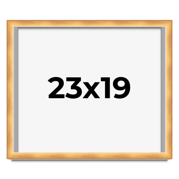 23x19 Shadow Box Bronze Cross-Brushed Display Frame | 1.625 Inches Deep Solid Wood | UV Resistant