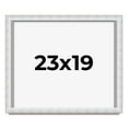 thumbnail image 1 of 23x19 Shadow Box Frame Silver | 1.625 Inches Deep Real Wood Contemporary Shadowbox Display Frame |, 1 of 7