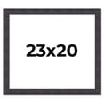 thumbnail image 1 of 23x20 Frame Brown Rustic Solid Wood Picture Frame 1.5 Inches Wide | Interior Frame Depth 0.5 Inches, 1 of 8