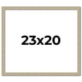 thumbnail image 1 of 23x20 Frame Grey Solid Wood Picture Frame Width 1 Inches | Interior Frame Depth 0.5 Inches |, 1 of 8