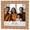 thumbnail image 1 of 23x21 Frame Gold Real Wood Picture Frame Width 1.5 inches | Interior Frame Depth 0.5 inches |, 1 of 8