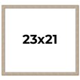 thumbnail image 1 of 23x21 Frame Grey Solid Wood Picture Frame Width 1 Inches | Interior Frame Depth 0.5 Inches |, 1 of 8