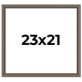 thumbnail image 1 of 23x21 Frame Silver Real Wood Picture Frame Width 1.25 Inches | Interior Frame Depth 0.5 Inches |, 1 of 8