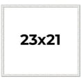 thumbnail image 1 of 23x21 Frame White Real Wood Picture Frame Width 0.75 inches | Interior Frame Depth 0.5 inches |, 1 of 8
