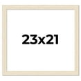 thumbnail image 1 of 23x21 Frame White Real Wood Picture Frame Width 1.5 inches | Interior Frame Depth 0.5 inches | Barn, 1 of 8