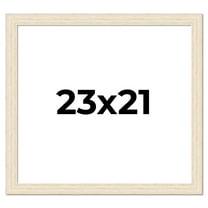 23x21 Frame White Real Wood Picture Frame Width 1.5 inches | Interior Frame Depth 0.5 inches | Barn