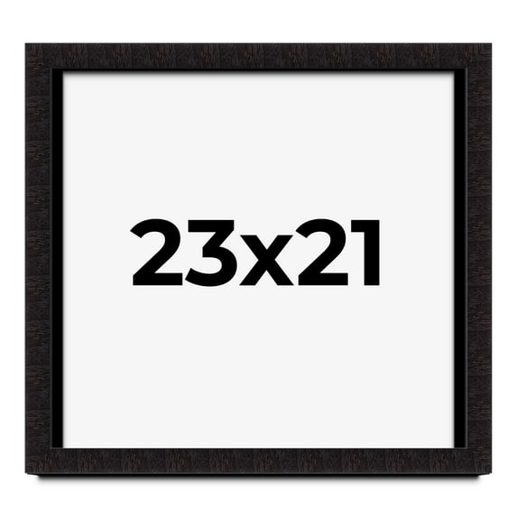 23x21 Shadow Box Black Solid Wood Display Picture Frame | 1 Inch Rabbet Depth | | 1.375 Inch